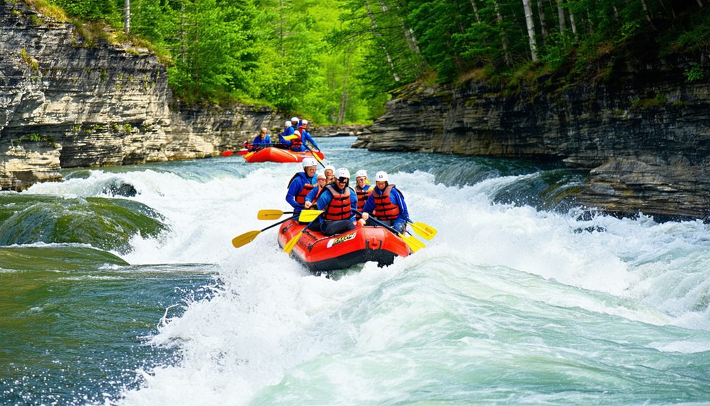 adventure on poconos river