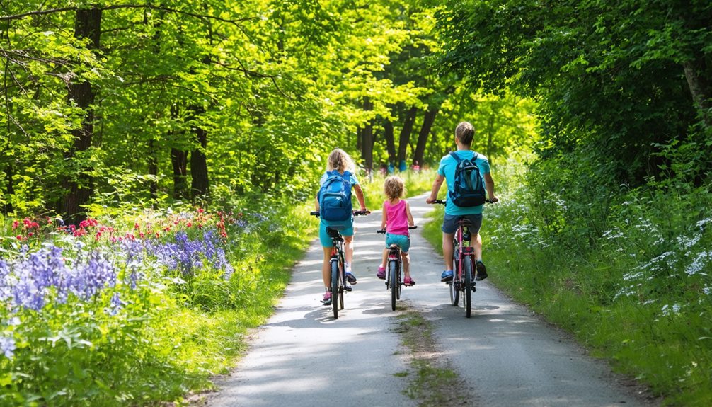 poconos family biking trails