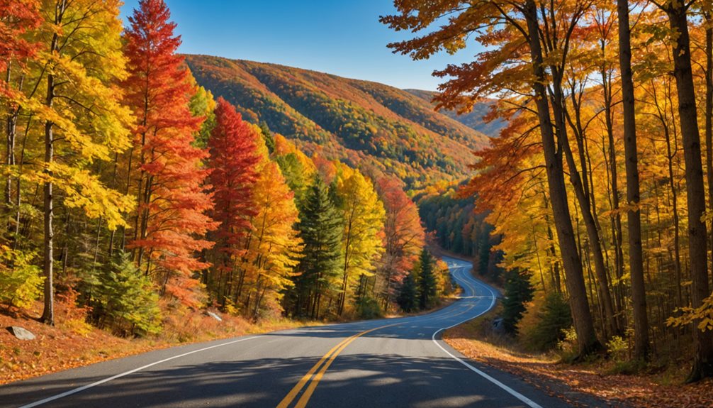 scenic autumn leaf drives