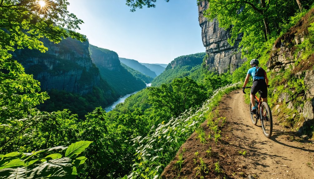 scenic lehigh gorge biking